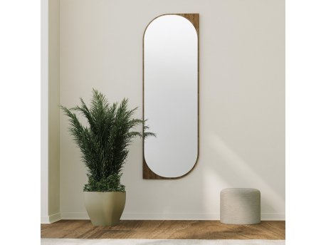 HANAH HOME Ogledalo Livi Walnut