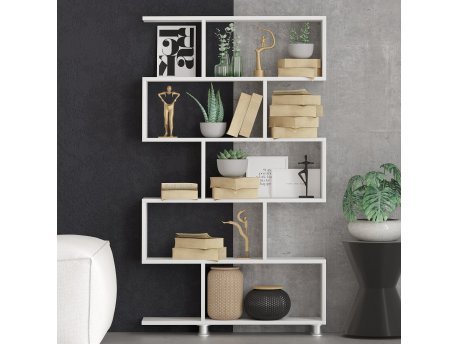 HANAH HOME Polica za knjige Nilufer White