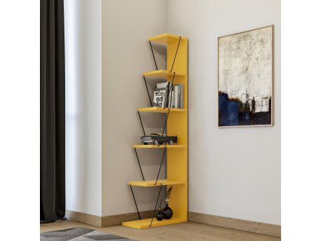 HANAH HOME Polica za knjige Tlos Yellow