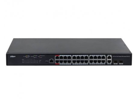DAHUA PFS4226-24GT-370 26-Port Managed Gigabit Switch with 24-Port PoE