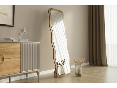 HANAH HOME Ogledalo Aror Walnut