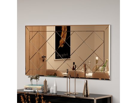 HANAH HOME Ogledalo Zeora Bronze