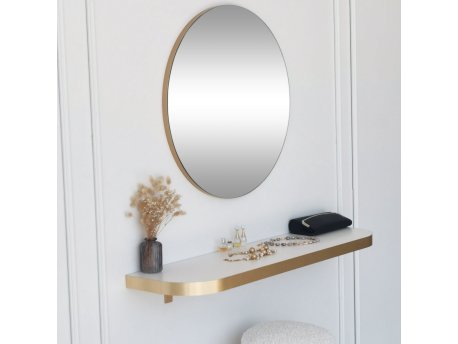 HANAH HOME Ogledalo Gold 60