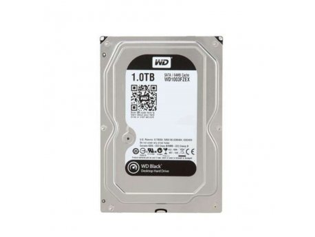 WESTERN DIGITAL 1TB 3.5'' SATA III 64MB 7.200rpm WD1003FZEX Black OUTLET