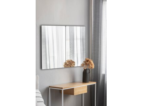 HANAH HOME Ogledalo Rectangular 60x80 Silver