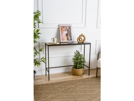 HANAH HOME Polica Canvas Black Marble
