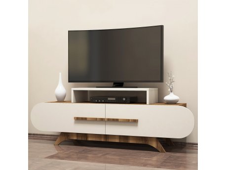 HANAH HOME TV polica Rose Walnut Cream