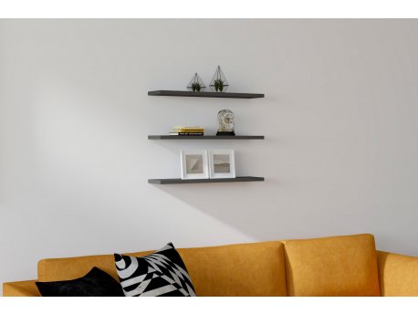 HANAH HOME Zidna polica Boss Anthracite