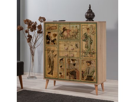 HANAH HOME Višenamenski ormar Multilux 732