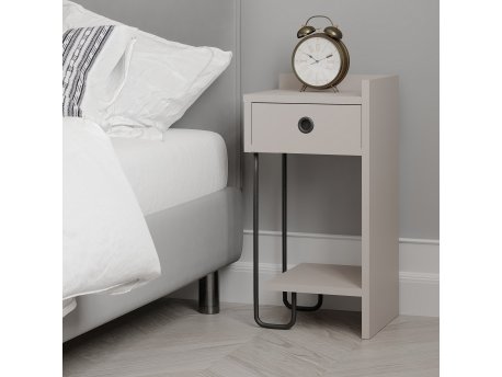 HANAH HOME Noćni stočić Sirius Right Light Mocha