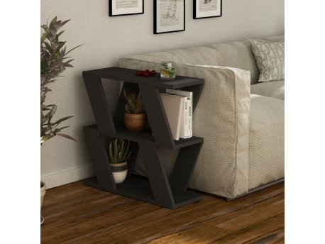HANAH HOME Pomoćni stočić Lazena Anthracite