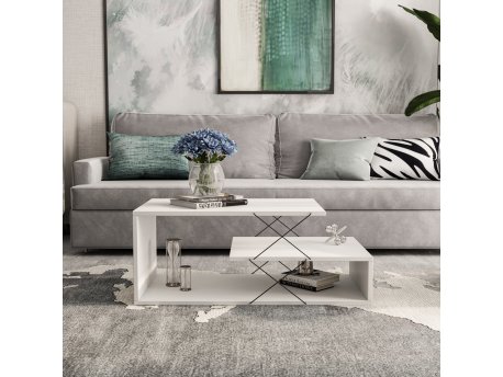 HANAH HOME Sto za dnevnu sobu Cayenne White
