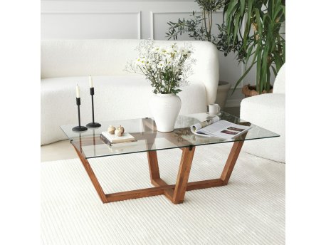HANAH HOME Sto za dnevnu sobu Amalfi Walnut