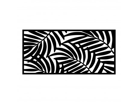 WALLXPERT Zidna dekoracija Decorative Panel 4 Black