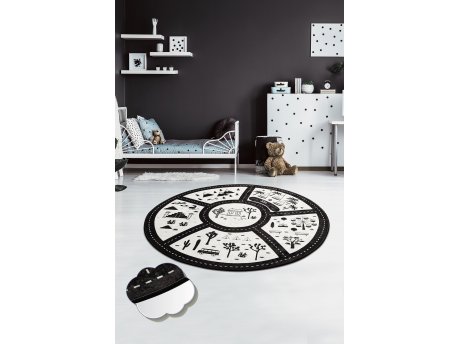 Conceptum Hypnose Tepih (140 cm) Black City