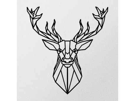 WALLXPERT Zidna dekoracija Deer Metal Decor 2