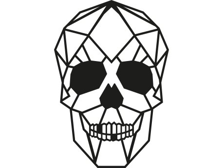 WALLXPERT Zidna dekoracija Skull