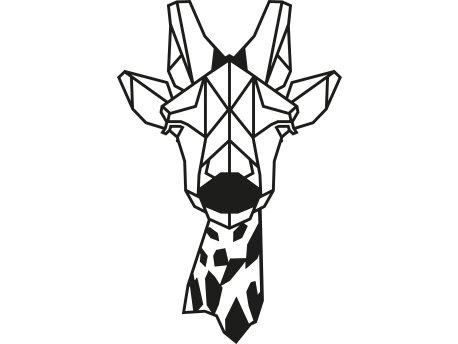 WALLXPERT Zidna dekoracija Giraffe