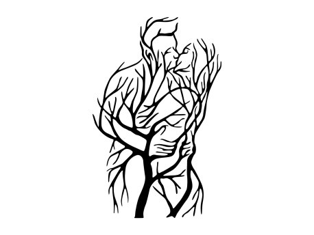 WALLXPERT Zidna dekoracija Romance
