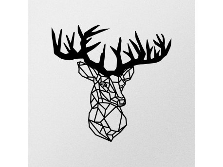 WALLXPERT Zidna dekoracija Deer Metal Decor
