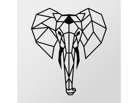 WALLXPERT Zidna dekoracija Elephant Metal Decor