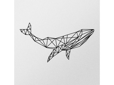 WALLXPERT Zidna dekoracija Whale 1
