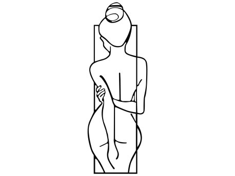 WALLXPERT Zidna dekoracija Female Posture