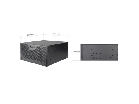 SilverStone RM51 5U Rackmount Server SST-RM51 2x180mm USB-C