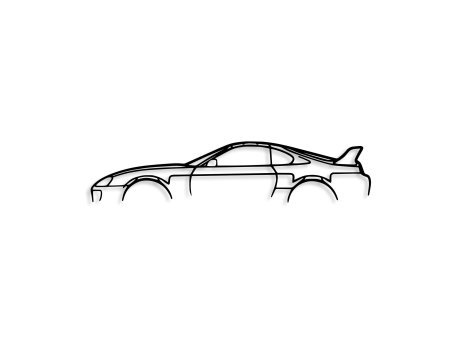 WALLXPERT Zidna dekoracija Toyota Supra Silhouette