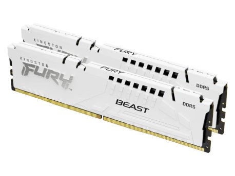 KINGSTON DIMM DDR5 32GB 2x16GB kit 6800MT/s KF568C34BWEK2-32 FURY Beast White EXPO