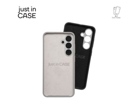 JUST IN CASE Paket maski za telefon Samsung 2u1 S24 CRNI
