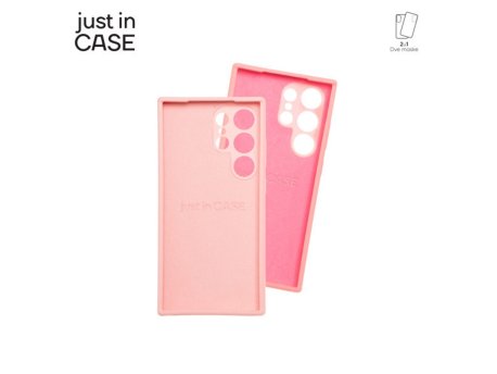 JUST IN CASE Paket maski za telefon Samsung 2u1 S24 Ultra PINK