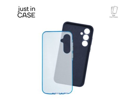 JUST IN CASE Paket maski za telefon Samsung 2u1 Galaxy A35 PLAVI