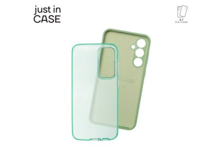 JUST IN CASE Paket maski za telefon 2u1 Samsung S23 FE ZELENI