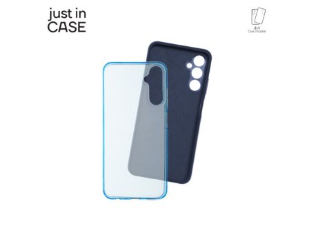 JUST IN CASE Paket maski za telefon 2u1 Samsung Galaxy A05S PLAVI