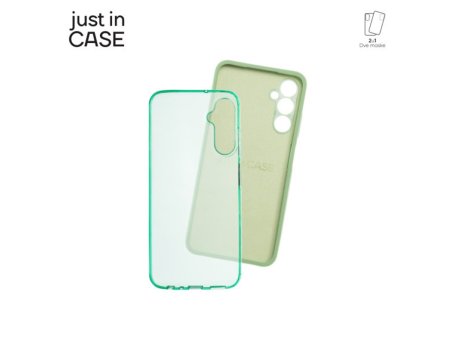 JUST IN CASE Paket maski za telefon 2u1 Samsung Galaxy A05S ZELENI