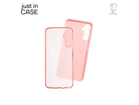 JUST IN CASE Paket maski za telefon 2u1 Samsung Galaxy A05S PINK