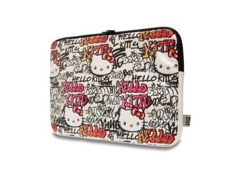 HELLO KITTY Navlaka za laptop od 14'' GRAFFITI COLLECTION WHITE