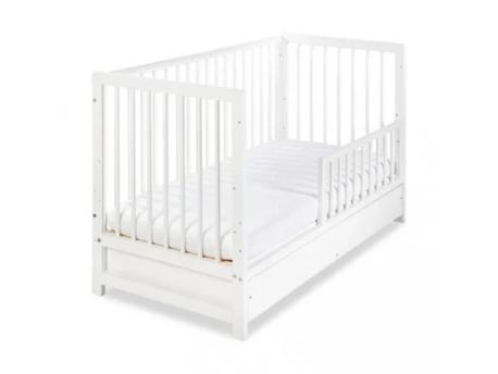 KLUPS Krevetac za bebe TIMI 120X60 BELI