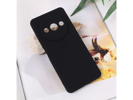 TERACELL Maska Soft Velvet za Xiaomi Redmi A3 crna