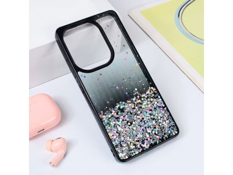 TERACELL Maska Frame Glitter za Xiaomi Redmi Note 13 Pro 4G Crna