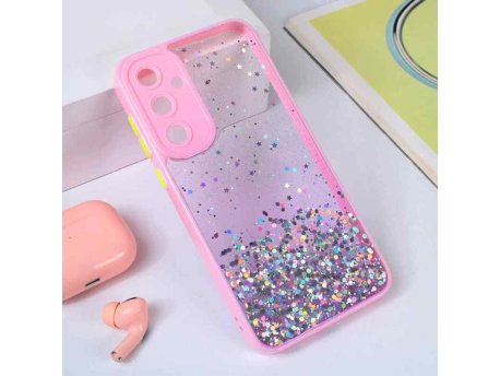 TERACELL Maska Frame Glitter za Samsung A356B Galaxy A35 5G Roze