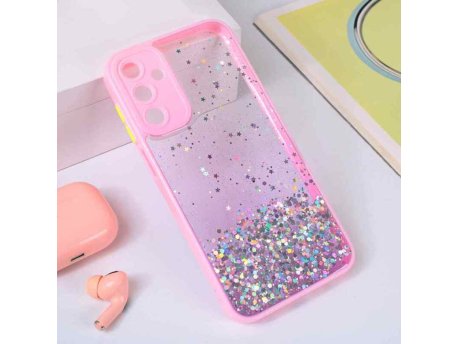 TERACELL Maska Frame Glitter za Samsung A156 Galaxy A15 5G Roze