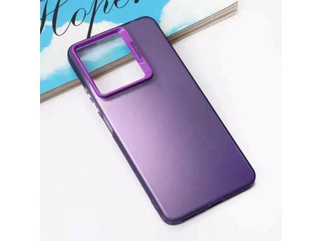 TERACELL Maska Clear za Xiaomi Redmi Note 13 4G ljubicasta