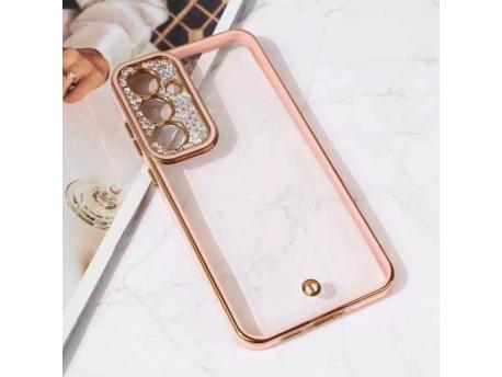 TERACELL Maska Cirkon Camera za Samsung A556B Galaxy A55 5G roze