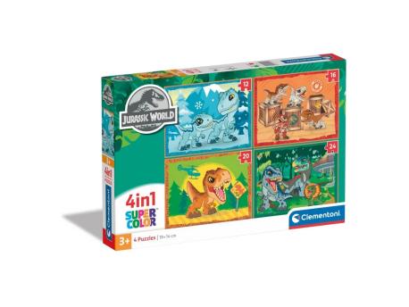 CLEMENTONI 4u1 puzzle jurassic world (CL21521)