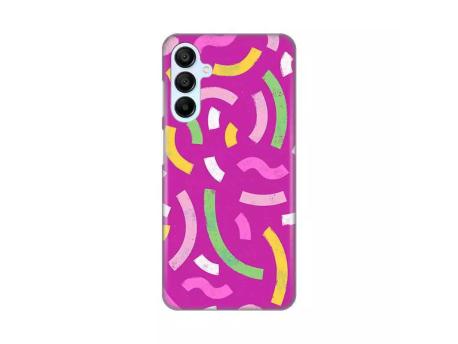 TERACELL Maska Silikonska Print za Samsung A156B Galaxy A15 5G Happy Lines pink