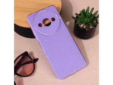 TERACELL Maska Sparkle Dust za Xiaomi Redmi A3 Ljubicasta