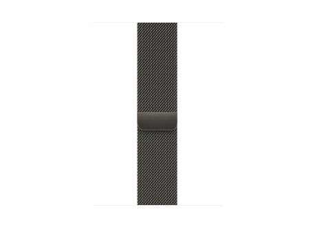 APPLE Watch 45mm Band: Graphite Milanese Loop (mtjq3zm/a)