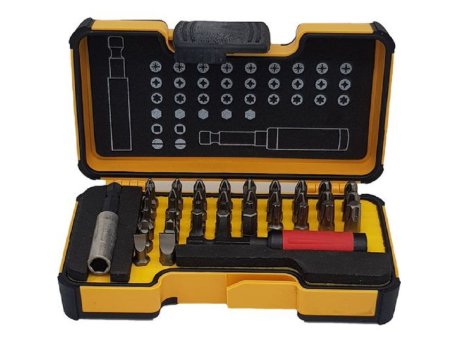 FELO Set bitova XS-Strongbox Bits 38 sa držačem bitova STAR SL/PH/PZ/HEX/TX/SQ 02073806 38 kom